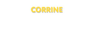 Der Vorname Corrine