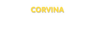 Der Vorname Corvina