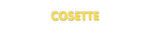 Der Vorname Cosette