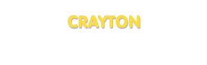 Der Vorname Crayton