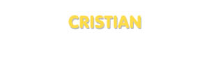 Der Vorname Cristian