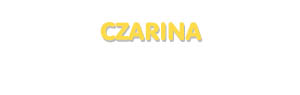 Der Vorname Czarina