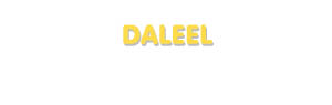 Der Vorname Daleel