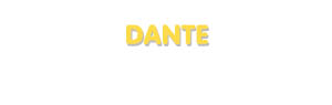 Der Vorname Dante