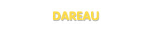 Der Vorname Dareau