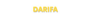 Der Vorname Darifa