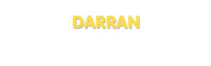 Der Vorname Darran