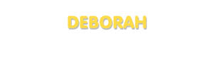 Der Vorname Deborah