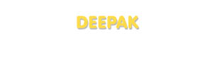 Der Vorname Deepak