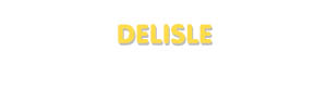 Der Vorname Delisle