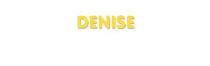 Der Vorname Denise