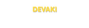 Der Vorname Devaki