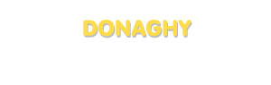 Der Vorname Donaghy