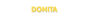 Der Vorname Donita