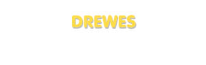 Der Vorname Drewes