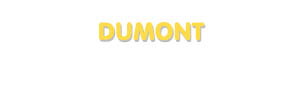 Der Vorname Dumont