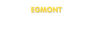 Der Vorname Egmont