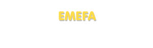 Der Vorname Emefa