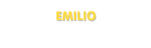 Der Vorname Emilio