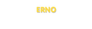 Der Vorname Erno