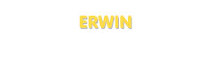 Der Vorname Erwin
