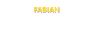 Der Vorname Fabian