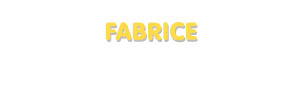 Der Vorname Fabrice