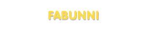 Der Vorname Fabunni