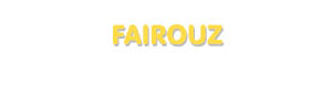 Der Vorname Fairouz