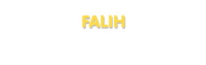 Der Vorname Falih