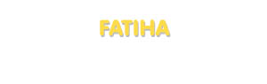 Der Vorname Fatiha