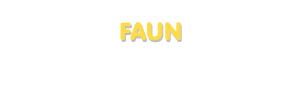 Der Vorname Faun