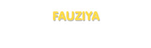 Der Vorname Fauziya