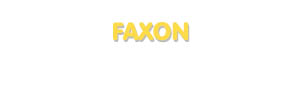 Der Vorname Faxon