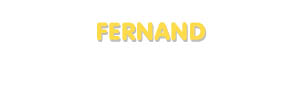 Der Vorname Fernand
