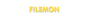 Der Vorname Filemon