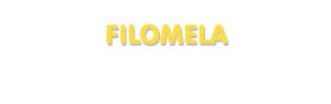 Der Vorname Filomela