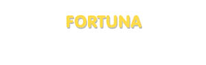 Der Vorname Fortuna