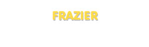 Der Vorname Frazier