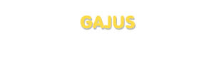 Der Vorname Gajus