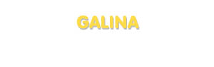 Der Vorname Galina