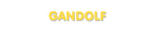 Der Vorname Gandolf