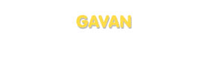 Der Vorname Gavan