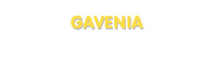 Der Vorname Gavenia