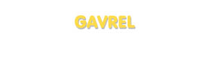 Der Vorname Gavrel
