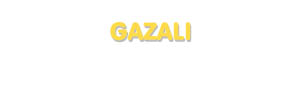 Der Vorname Gazali