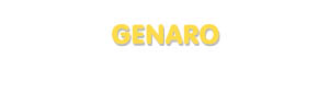 Der Vorname Genaro
