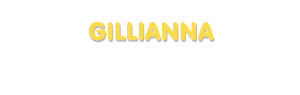 Der Vorname Gillianna