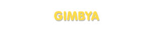 Der Vorname Gimbya