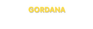 Der Vorname Gordana
